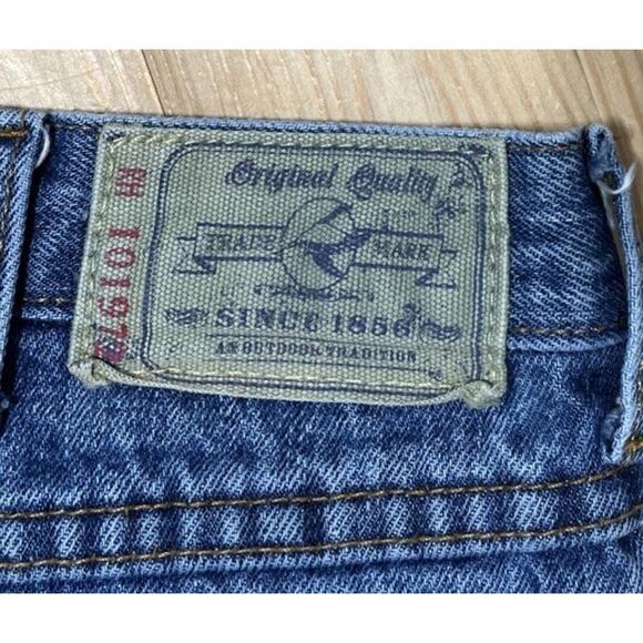 Redhead Mens Loose Fit Tapered Blue Jeans Size 42x32 - Picture 4 of 6